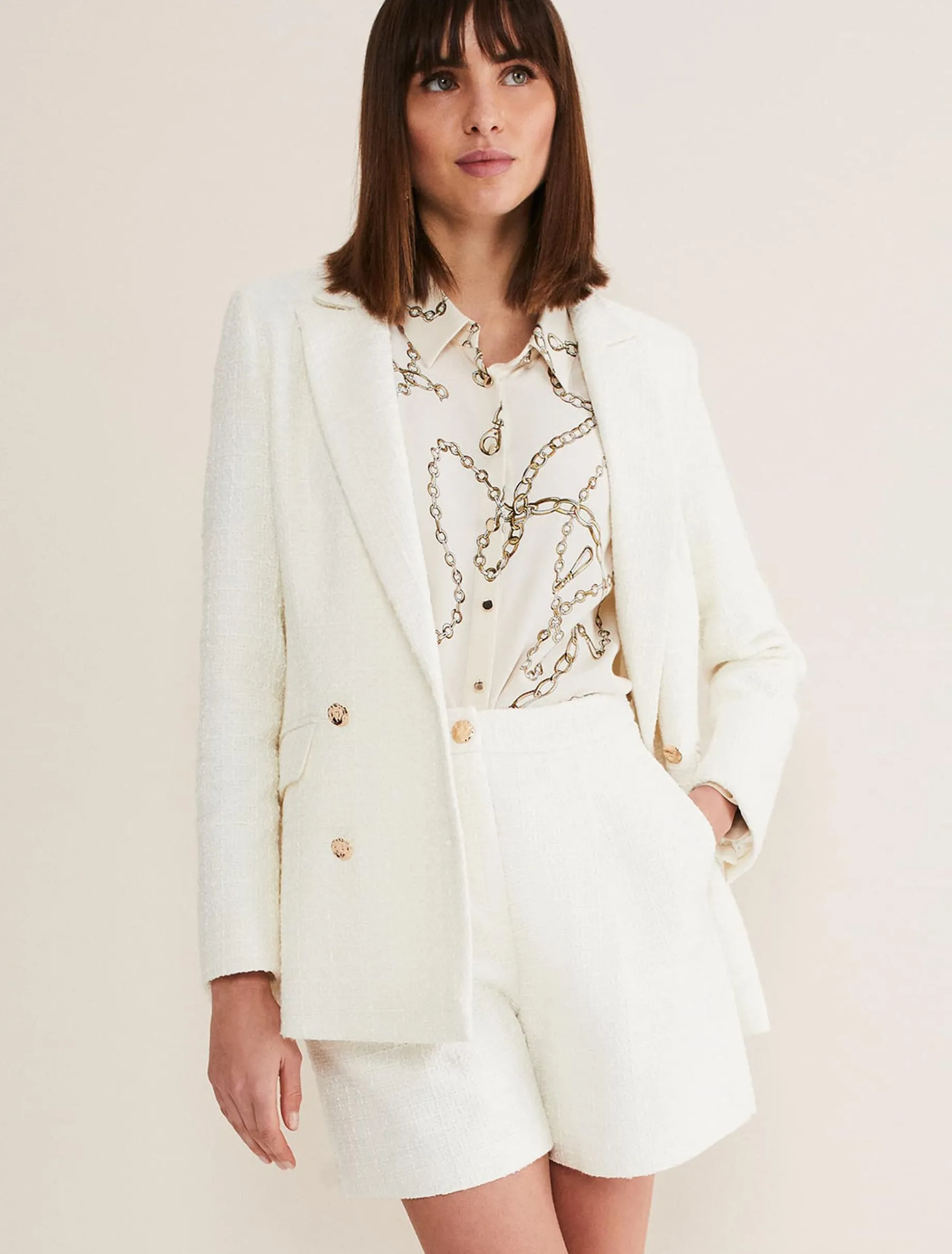 Jackets^Phase Eight Auden Blazer Cream