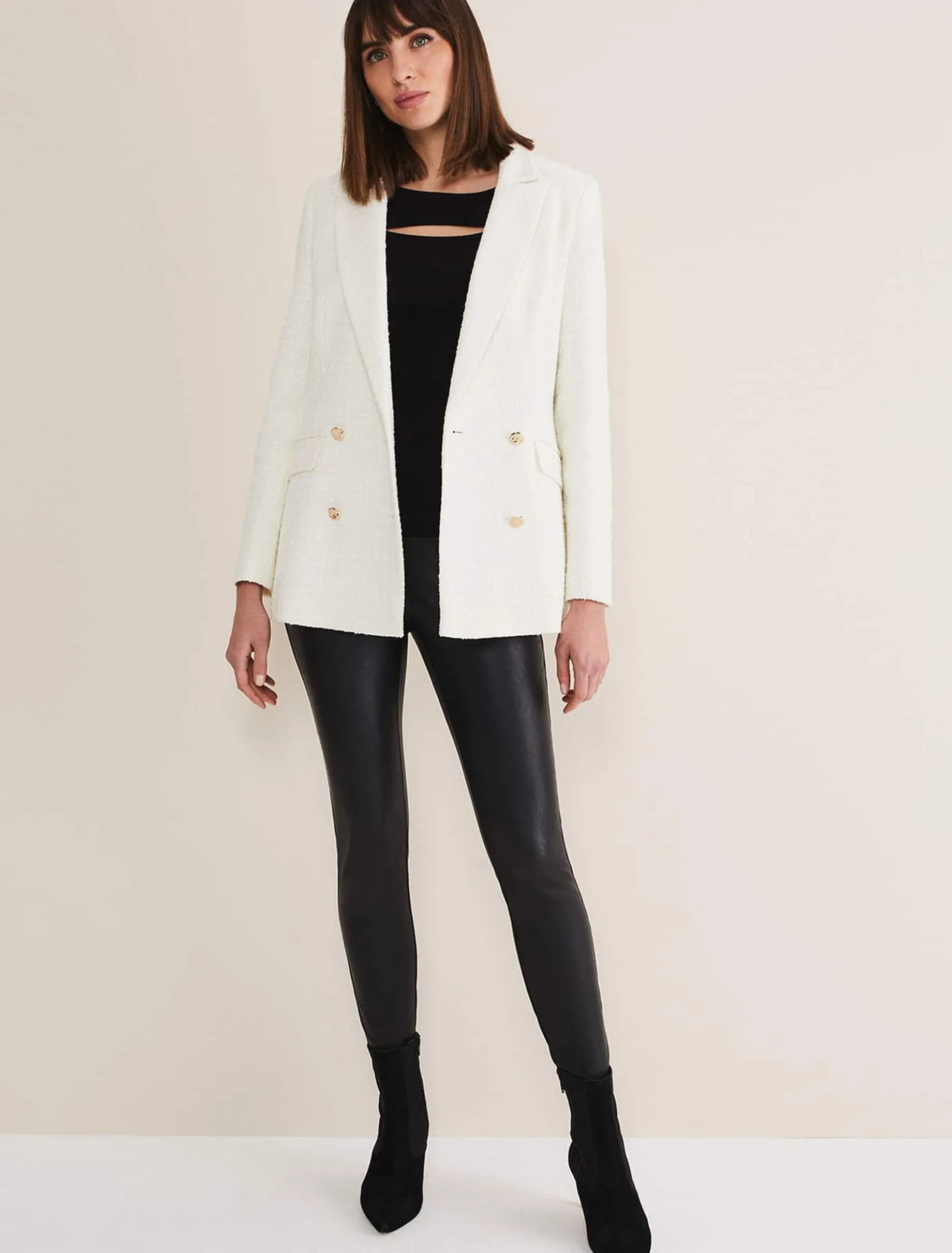 Jackets^Phase Eight Auden Blazer Cream