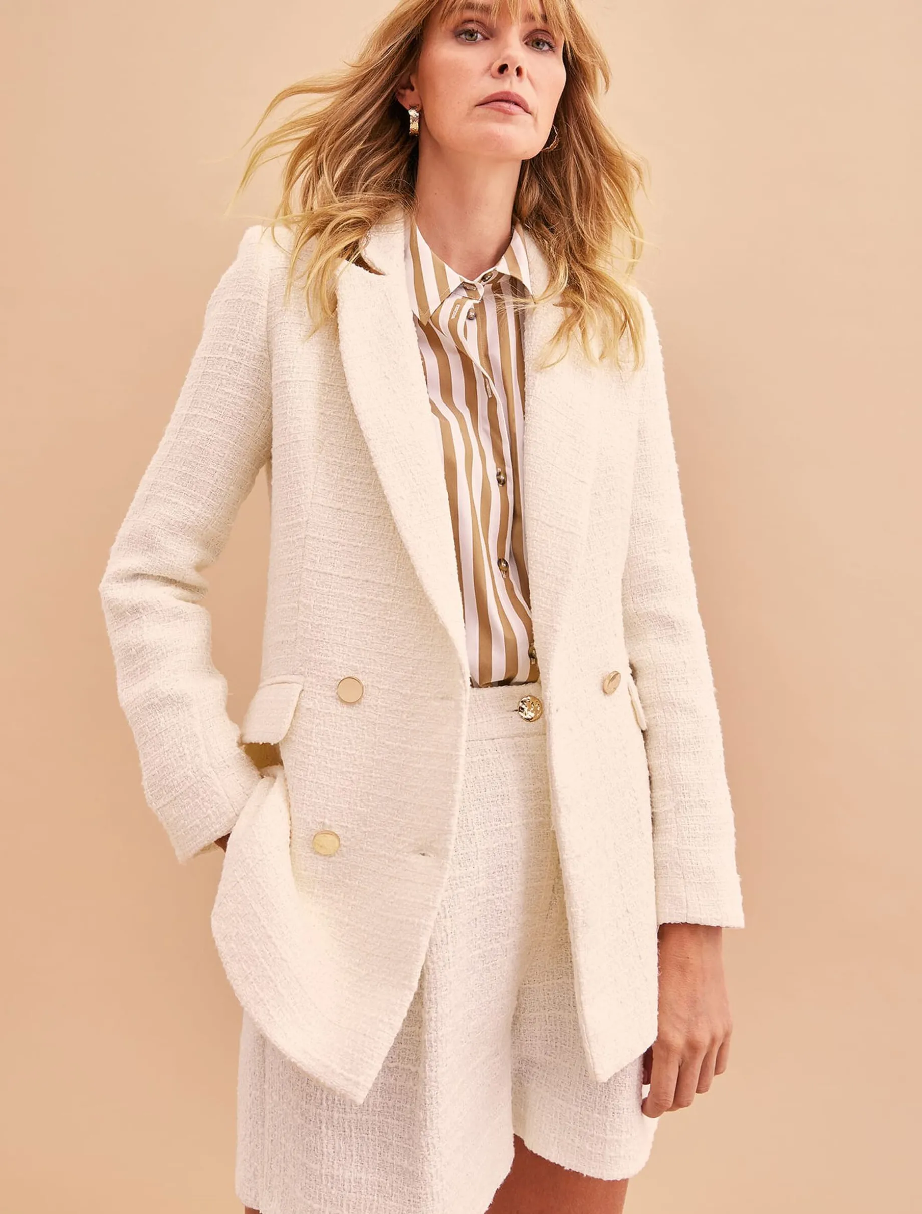 Jackets^Phase Eight Auden Blazer Cream