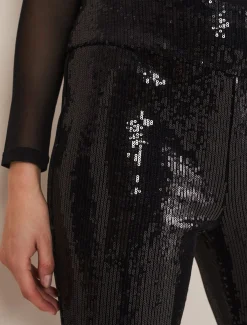 Trousers & Shorts^Phase Eight Ausha Sequin Legging Black