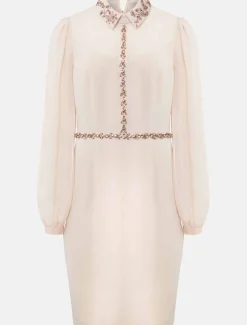 Dresses^Phase Eight Avah Embellished Fitted Dress Cameo