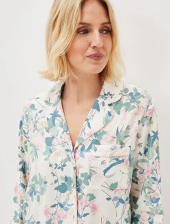 Pyjamas^Phase Eight Avarie Chinoiserie Print Pj Set Ivory/Multi