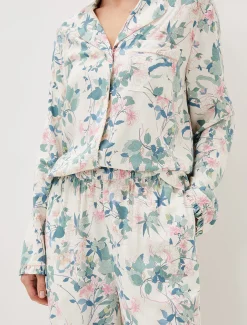 Pyjamas^Phase Eight Avarie Chinoiserie Print Pj Set Ivory/Multi