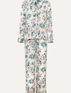 Pyjamas^Phase Eight Avarie Chinoiserie Print Pj Set Ivory/Multi
