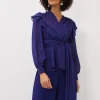 Tops & T-Shirts^Phase Eight Avril Frill Wrap Co Ord Top Violet