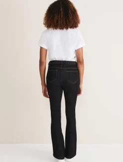 Trousers & Shorts^Phase Eight Ayca Topstitch Bootcut Jeans Black