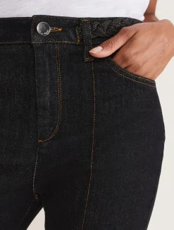 Trousers & Shorts^Phase Eight Ayca Topstitch Bootcut Jeans Black
