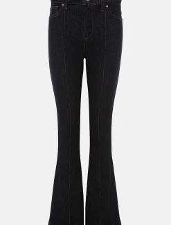 Trousers & Shorts^Phase Eight Ayca Topstitch Bootcut Jeans Black