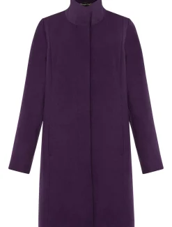 Coats^Phase Eight Baillie Wool Coat Purple