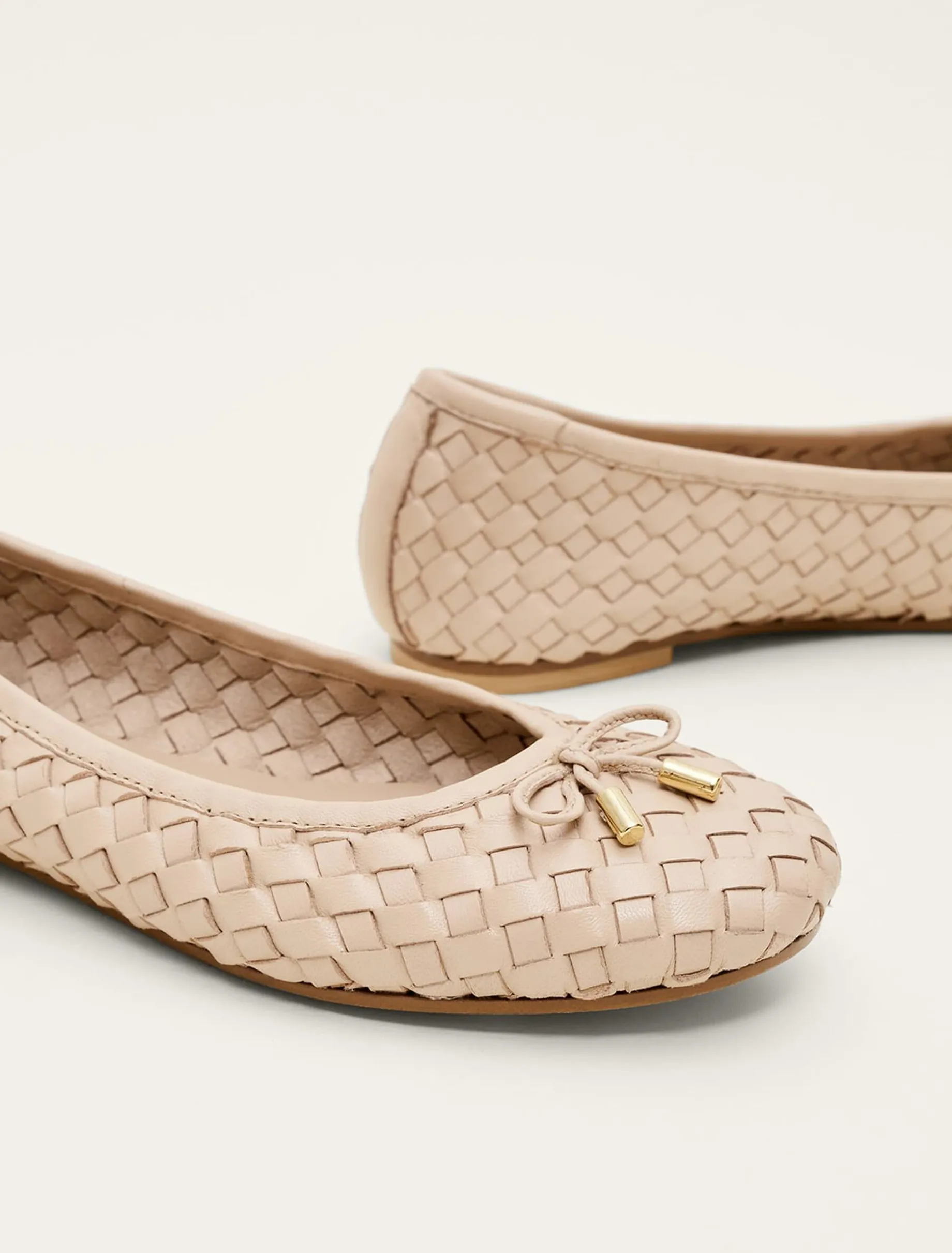 Flats^Phase Eight Ballet Pump Blush