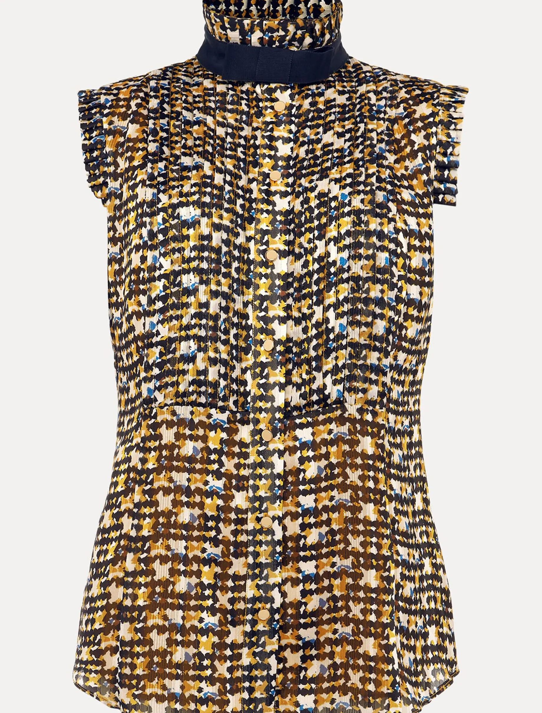 Shirts & Blouses^Phase Eight Bari Print Blouse Yellow