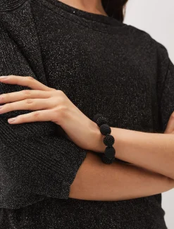Jewellery^Phase Eight Beaded Bracelet Black