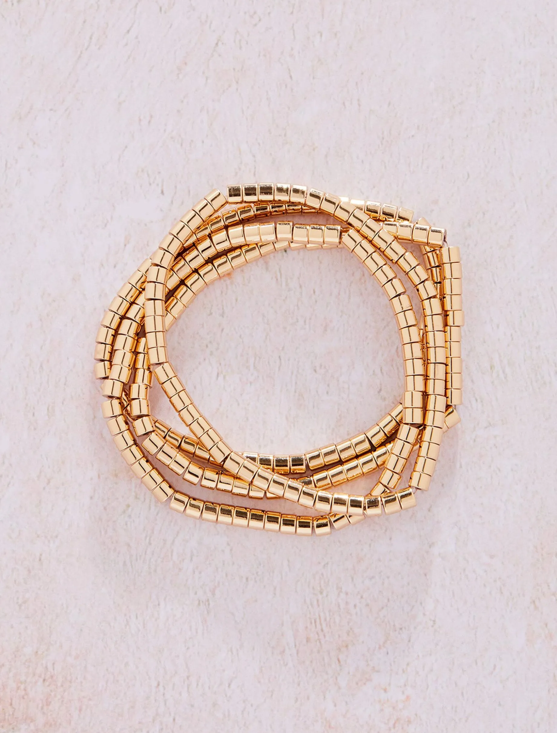 Jewellery^Phase Eight Beaded Bracelet Pack Gold