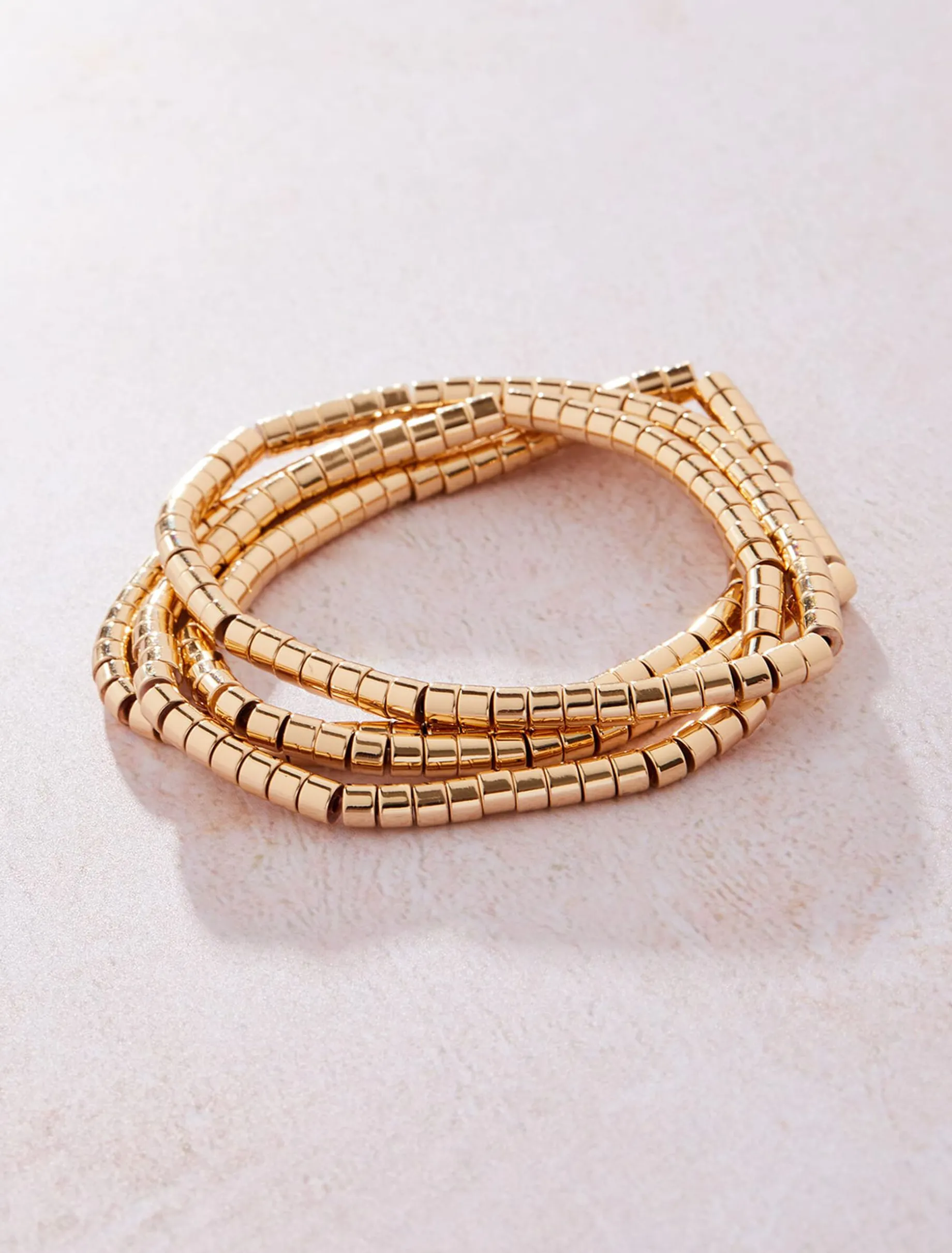 Jewellery^Phase Eight Beaded Bracelet Pack Gold