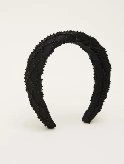 Fascinators & Hats^Phase Eight Beaded Headband Black