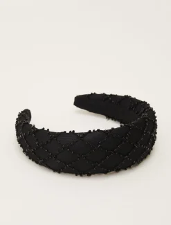 Fascinators & Hats^Phase Eight Beaded Headband Black