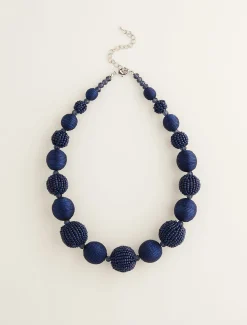 Jewellery^Phase Eight Beaded Necklace Navy
