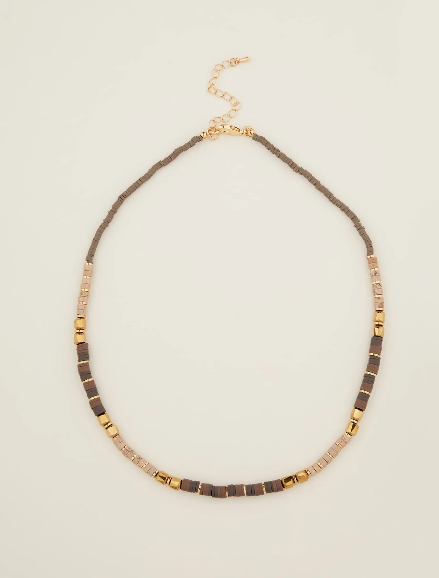 Jewellery^Phase Eight Beaded Short Necklace Neutral