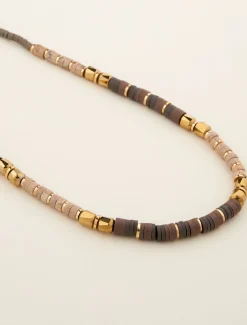 Jewellery^Phase Eight Beaded Short Necklace Neutral