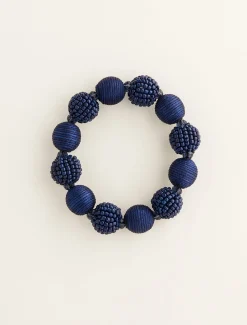 Jewellery^Phase Eight Beaded Stretch Bracelet Navy