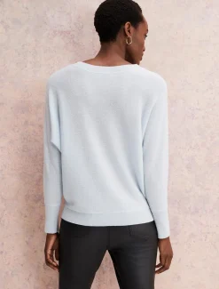 Knitwear^Phase Eight Beatrice Cashmere Jumper Soft Blue