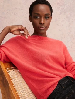 Knitwear^Phase Eight Beatrice Cashmere Jumper Coral