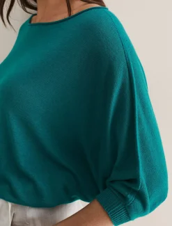 Knitwear^Phase Eight Becca Batwing Fine Knit Bright Green