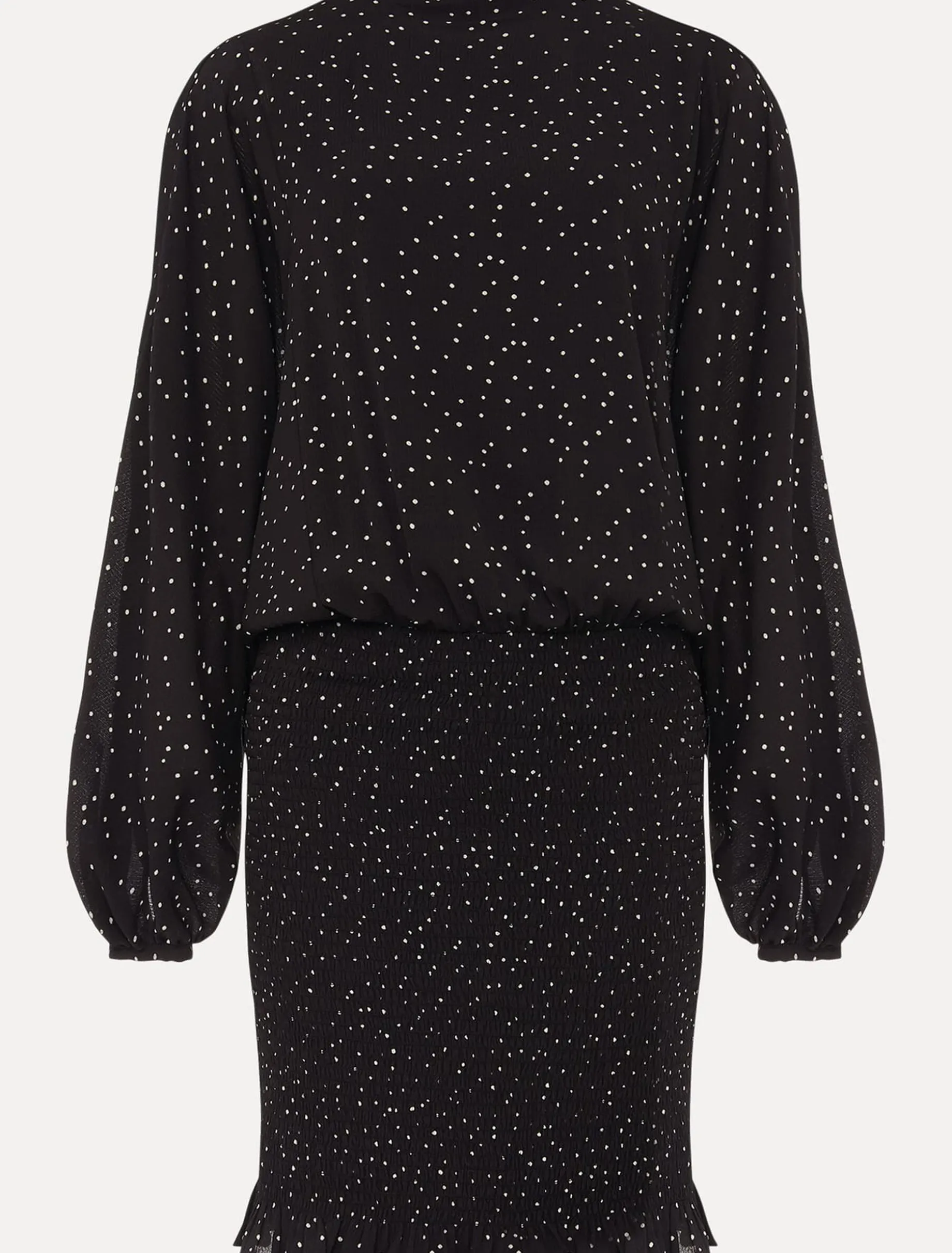 Dresses^Phase Eight Becca Spot Print Dress Black/Ivory