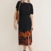 Skirts^Phase Eight Bellita Placement Skirt Black/Multi