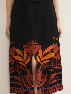 Skirts^Phase Eight Bellita Placement Skirt Black/Multi
