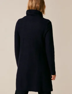 Coats^Phase Eight Bellona Knit Coat Navy