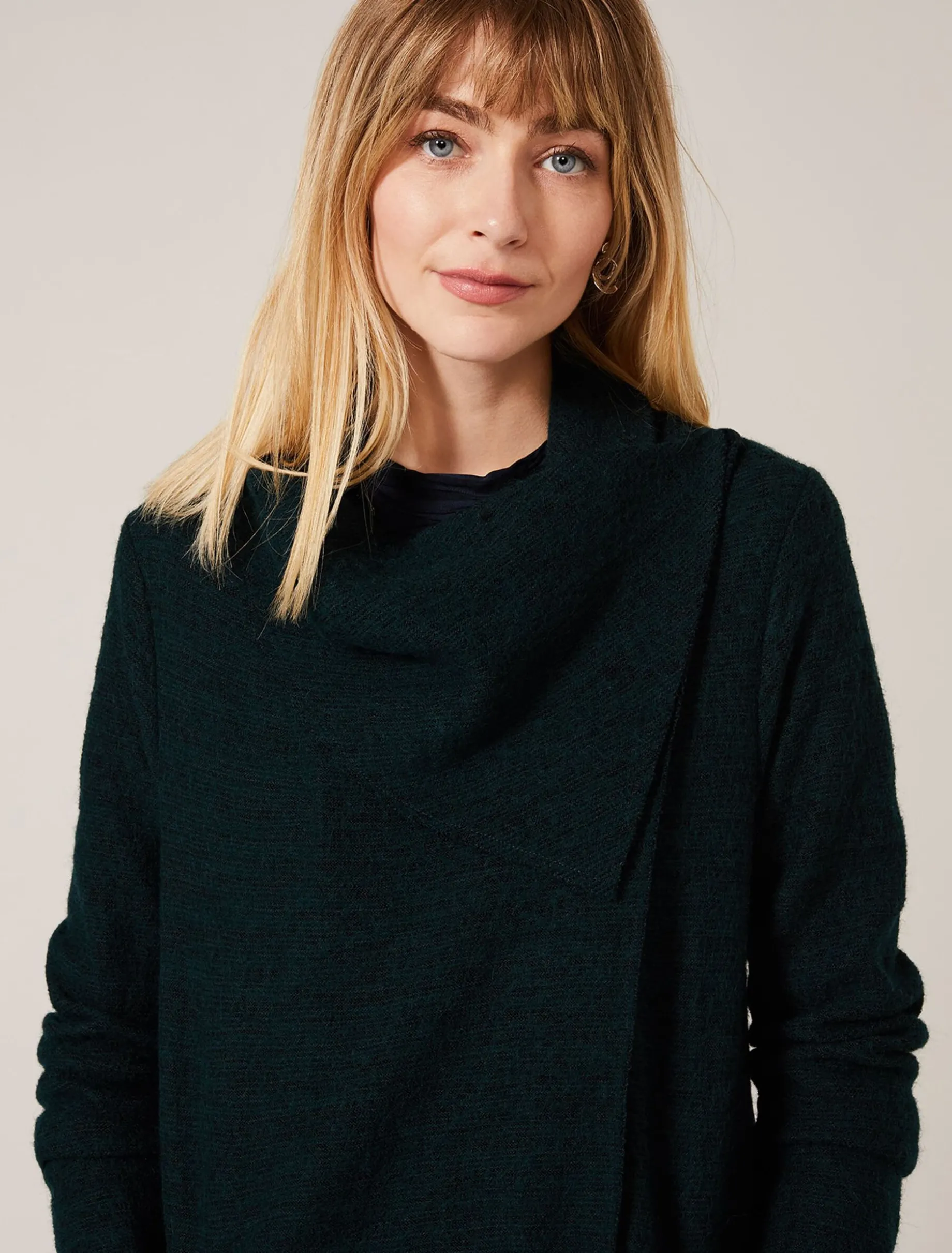 Coats^Phase Eight Bellona Knit Coat Pine