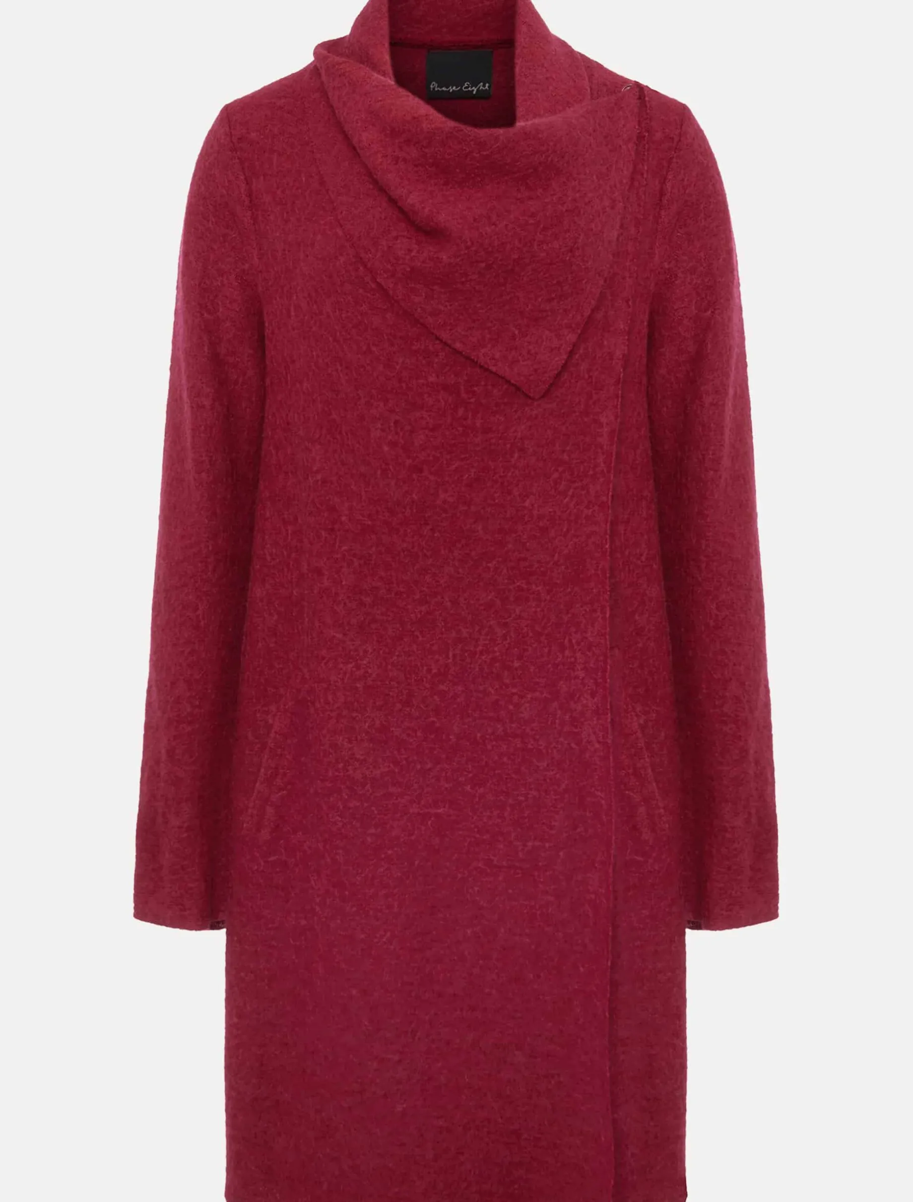 Coats^Phase Eight Bellona Knit Coat Raspberry