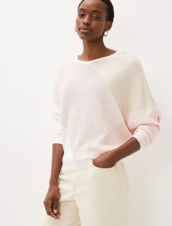 Knitwear^Phase Eight Bex Textured Colourblock Knit Jumper Pinks