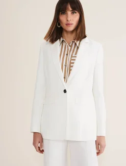 Jackets^Phase Eight Bianca Blazer Coord Ivory