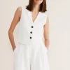Jackets^Phase Eight Bianca Waistcoat Co-Ord Ivory