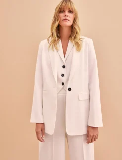 Jackets^Phase Eight Bianca Waistcoat Co-Ord Ivory