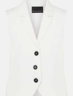 Jackets^Phase Eight Bianca Waistcoat Co-Ord Ivory