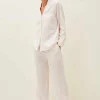 Pyjamas^Phase Eight Bobby Stripe Pyjama Set Pink/Ivory