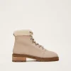 Boots^Phase Eight Borg Trim Hiker Boot Stone