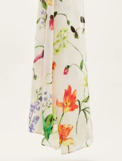 Scarves & Ponchos^Phase Eight Bouquet Floral Lightweight Scarf Ivory/Multi