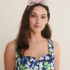 Fascinators & Hats^Phase Eight Bow And Feather Headband Misty Mauve