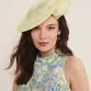 Fascinators & Hats^Phase Eight Bow Detail Underband Fascinator Lemon