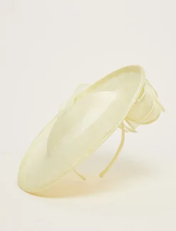 Fascinators & Hats^Phase Eight Bow Detail Underband Fascinator Lemon