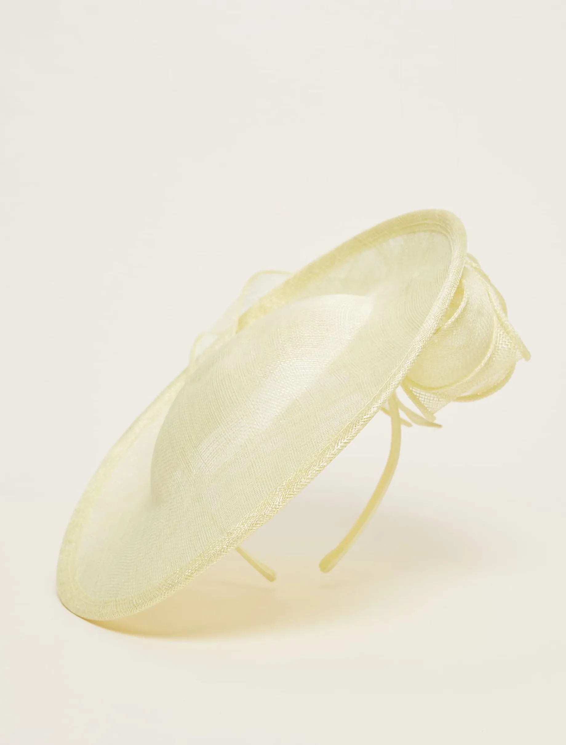 Fascinators & Hats^Phase Eight Bow Detail Underband Fascinator Lemon