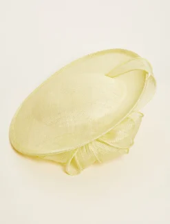 Fascinators & Hats^Phase Eight Bow Detail Underband Fascinator Lemon