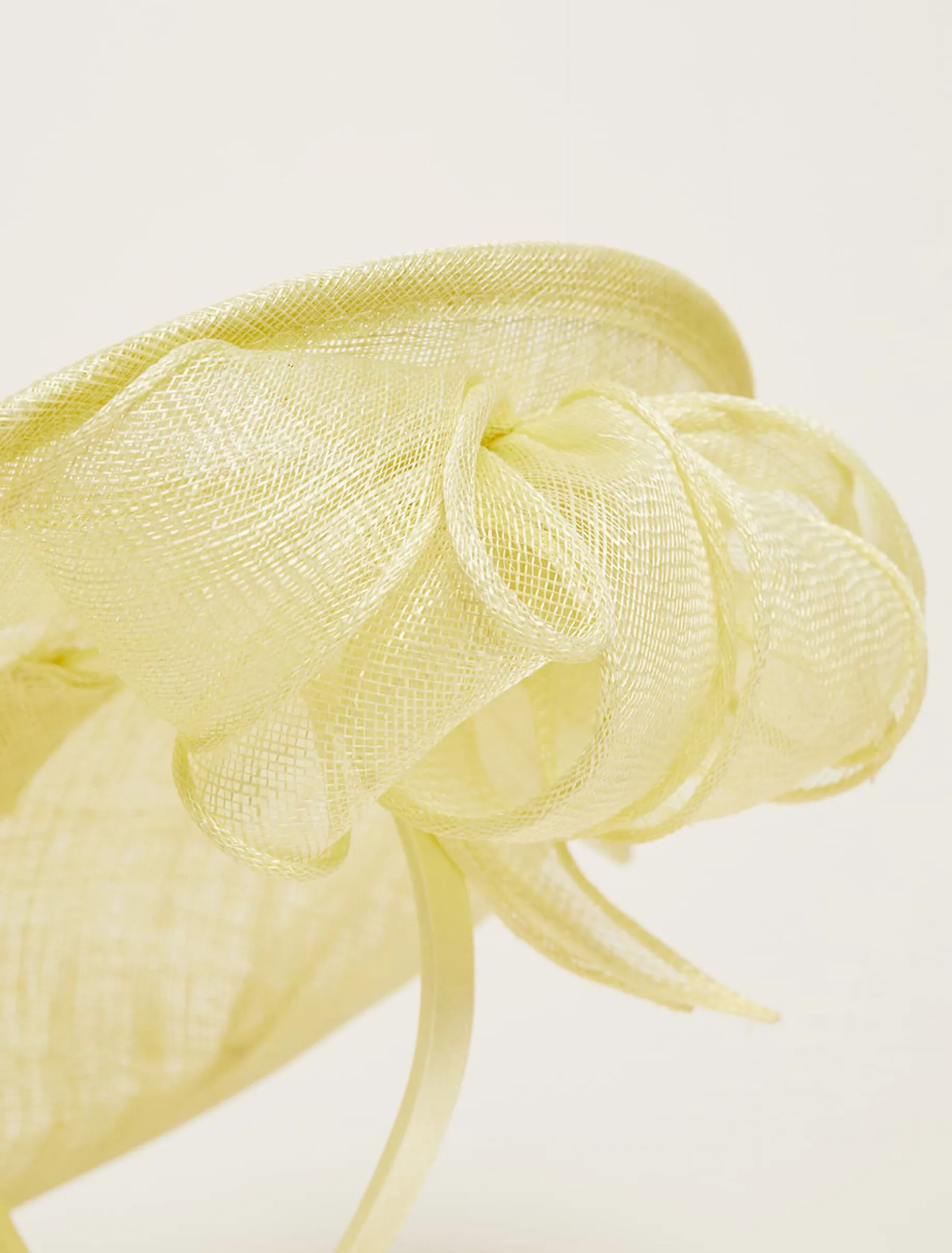 Fascinators & Hats^Phase Eight Bow Detail Underband Fascinator Lemon