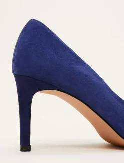 Occasion Shoes^Phase Eight Bow Front Court Shoe Deep Ocean