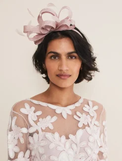 Fascinators & Hats^Phase Eight Bow Headband Antique Rose