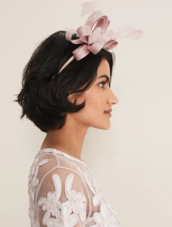 Fascinators & Hats^Phase Eight Bow Headband Antique Rose